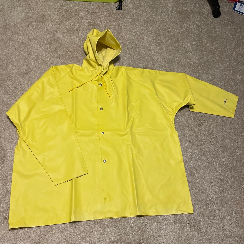 CONDOR 1FAY8Q Yellow Waterproof Rain Jacket 3XL New (other)